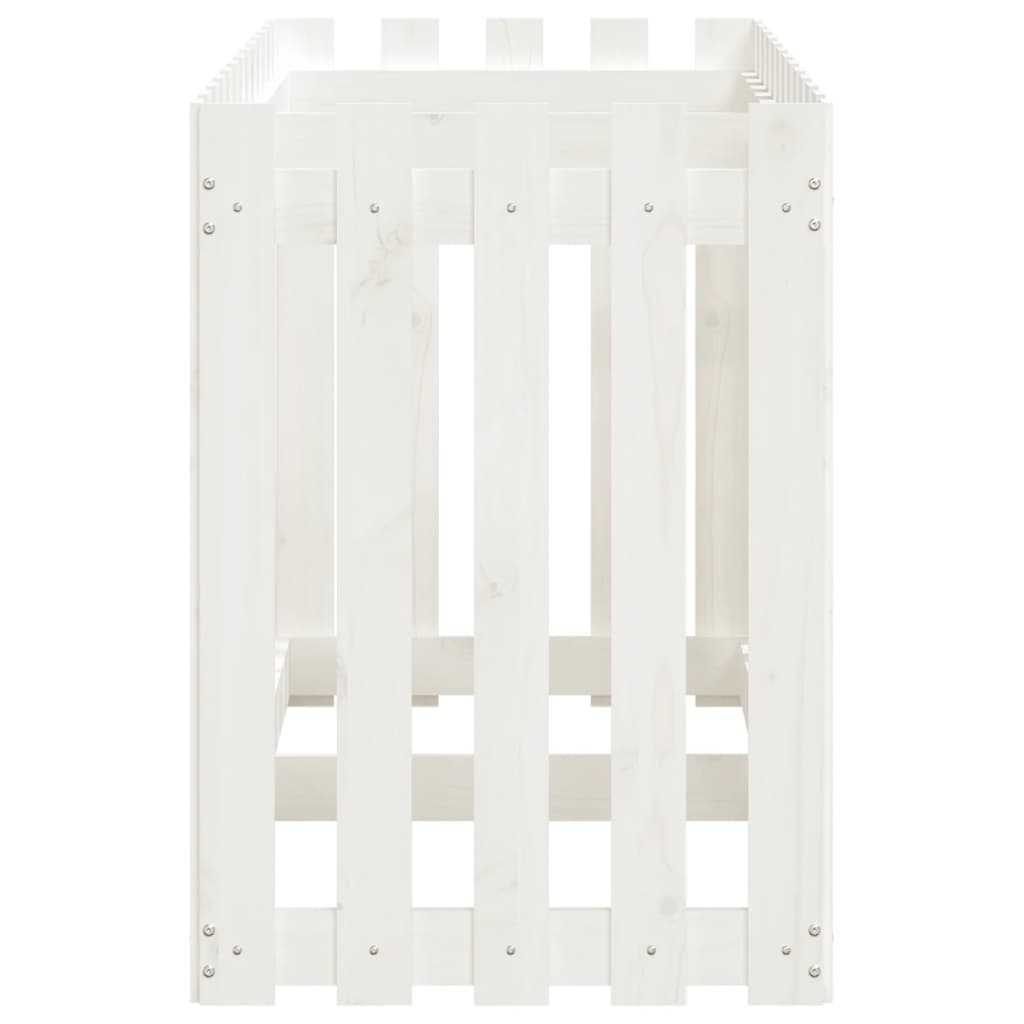 vidaXL Lit surélevé de jardin design de clôture 150x50x70cm pin massif
