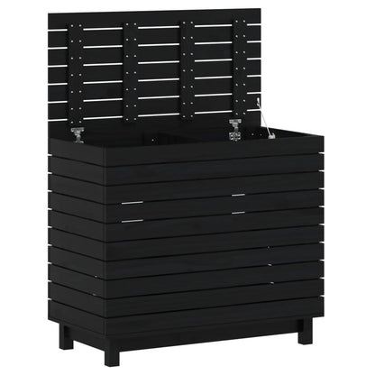 vidaXL Panier à linge 88,5x44x76 cm bois massif de pin