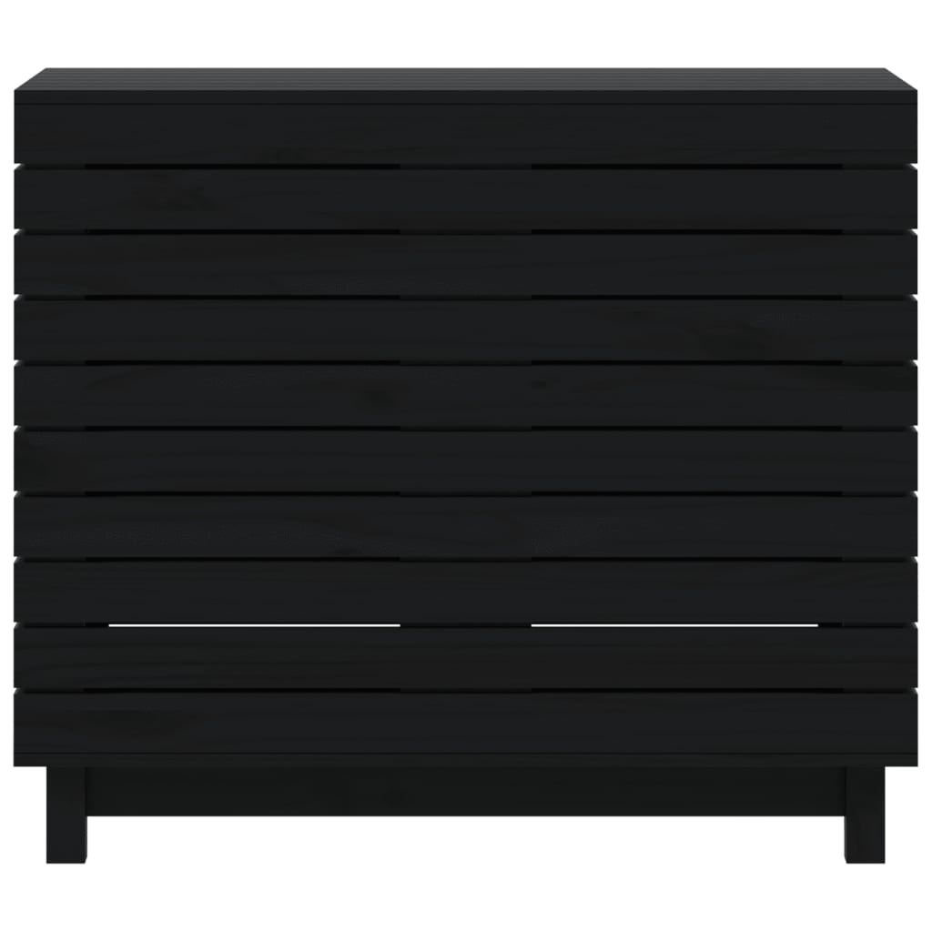 vidaXL Panier à linge 88,5x44x76 cm bois massif de pin