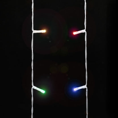 vidaXL Guirlande de sapin de Noël 320 LED colorées 375 cm