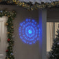 vidaXL Étoile rayonnante de Noël 140 LED 4 pcs bleu 17 cm