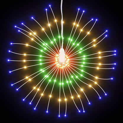 vidaXL Étoile rayonnante de Noël 140 LED multicolore 17 cm