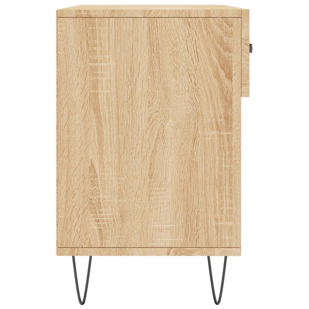 vidaXL Banc à chaussures chêne sonoma 102x35x55 cm bois d'ingénierie