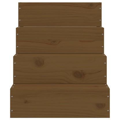 vidaXL Escalier animaux de compagnie Marron miel 40x49x47 cm Bois pin