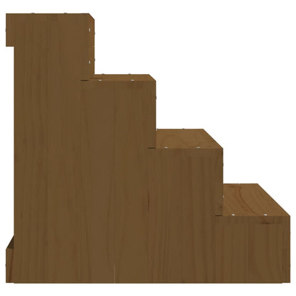 vidaXL Escalier animaux de compagnie Marron miel 40x49x47 cm Bois pin