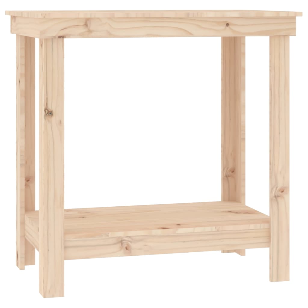 vidaXL Banc de travail 80x50x80 cm Bois de pin massif