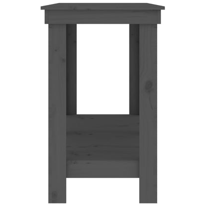 vidaXL Banc de travail Gris 140x50x80 cm Bois de pin massif