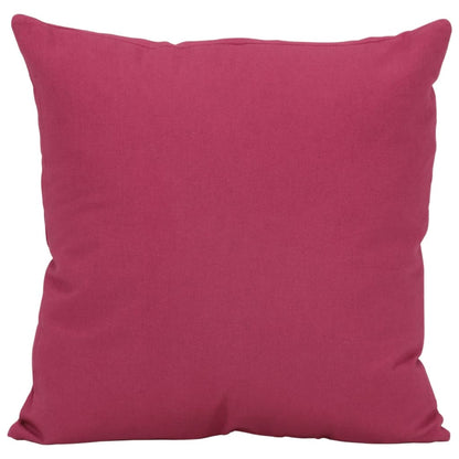 vidaXL Ensemble d'oreillers décoratifs 7 pcs Rose Tissu