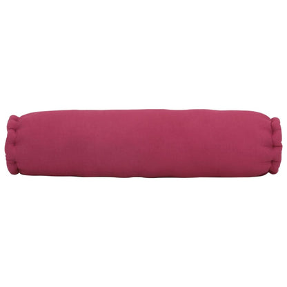 vidaXL Ensemble d'oreillers décoratifs 7 pcs Rose Tissu