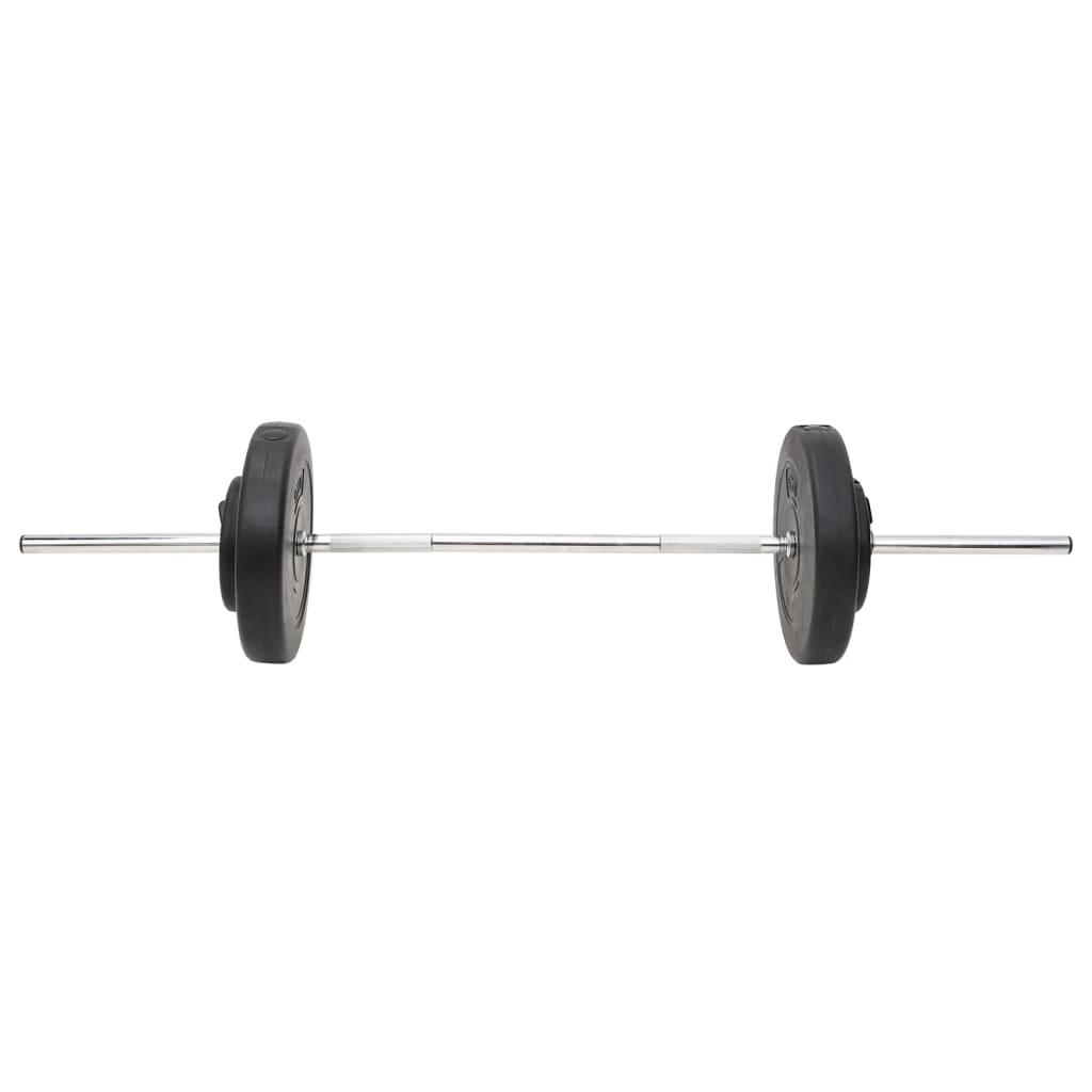 vidaXL Ensemble d'haltères et de barres avec plaques 60 kg