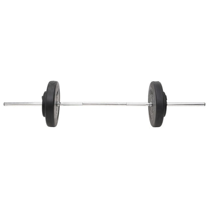 vidaXL Ensemble d'haltères et de barres avec plaques 60 kg