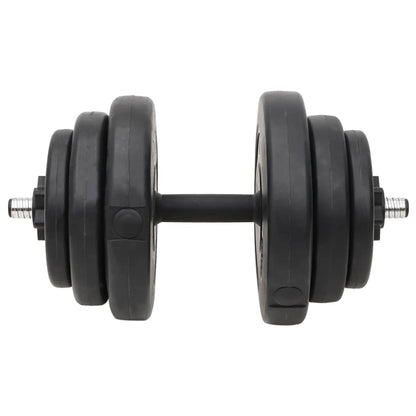 vidaXL Ensemble d'haltères et de barres avec plaques 60 kg