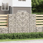 vidaXL Paniers à gabions arqués 6 pcs 200x50x160/180 cm Fer galvanisé