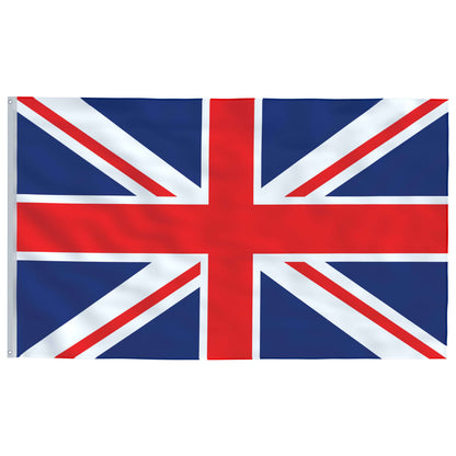 vidaXL Drapeau du Royaume-Uni et mât 6,23 m Aluminium