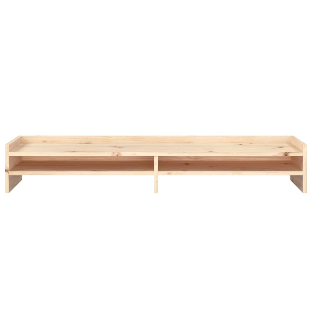 vidaXL Support pour moniteur 100x24x16 cm Bois de pin solide