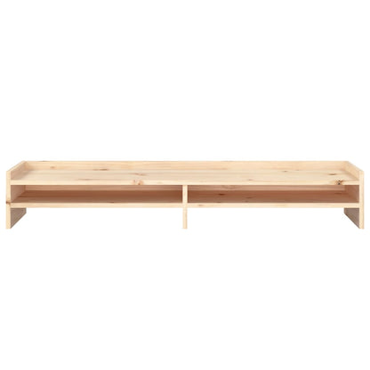 vidaXL Support pour moniteur 100x24x16 cm Bois de pin solide