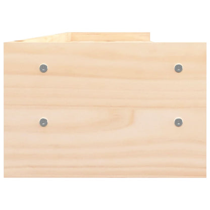 vidaXL Support pour moniteur 100x24x16 cm Bois de pin solide