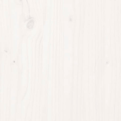 vidaXL Support pour moniteur Blanc (39-72)x17x43 cm Bois de pin solide