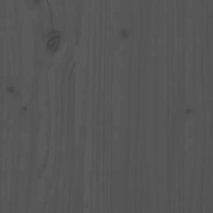 vidaXL Support pour moniteur Gris (39-72)x17x43 cm Bois de pin solide