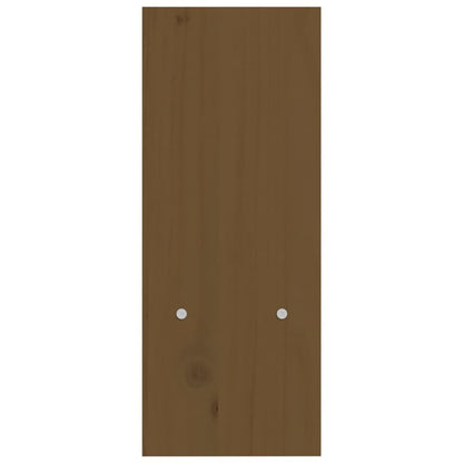 vidaXL Support de moniteur Marron miel (39-72)x17x43 cm Bois de pin