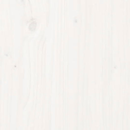 vidaXL Support de moniteur Blanc 50x27x15 cm Bois de pin solide