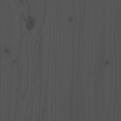 vidaXL Support de moniteur Gris 100x27x15 cm Bois de pin solide