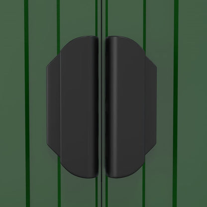 vidaXL Abri de jardin Vert 192x689x223 cm Acier galvanisé