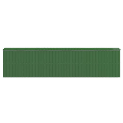 vidaXL Abri de jardin Vert 192x855x223 cm Acier galvanisé