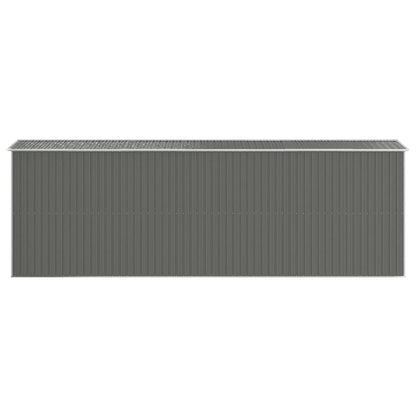 vidaXL Abri de jardin Gris clair 192x606x223 cm Acier galvanisé