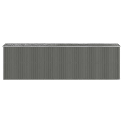 vidaXL Abri de jardin Gris clair 192x689x223 cm Acier galvanisé