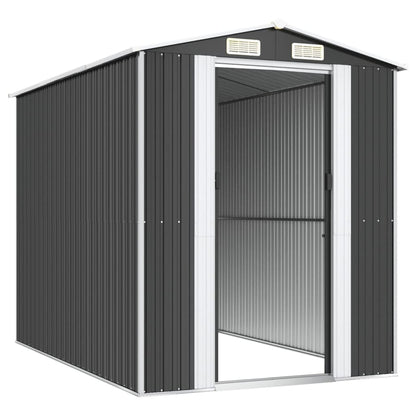 vidaXL Abri de jardin Anthracite 192x274x223 cm Acier galvanisé