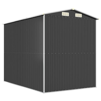 vidaXL Abri de jardin Anthracite 192x274x223 cm Acier galvanisé