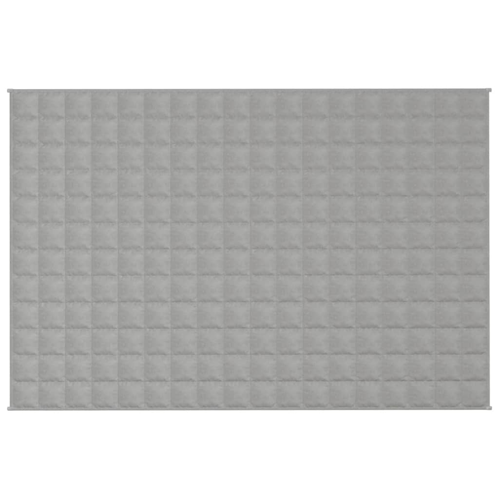 vidaXL Couverture lestée Gris 120x180 cm 5 kg Tissu