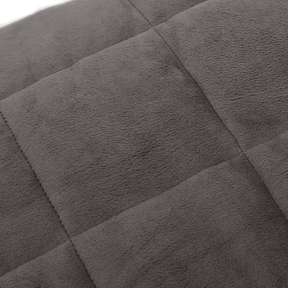 vidaXL Couverture lestée Gris 120x180 cm 9 kg Tissu
