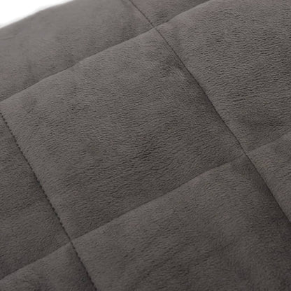 vidaXL Couverture lestée Gris 220x235 cm 11 kg Tissu