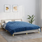 vidaXL Couverture lestée Bleu 200x200 cm 13 kg Tissu
