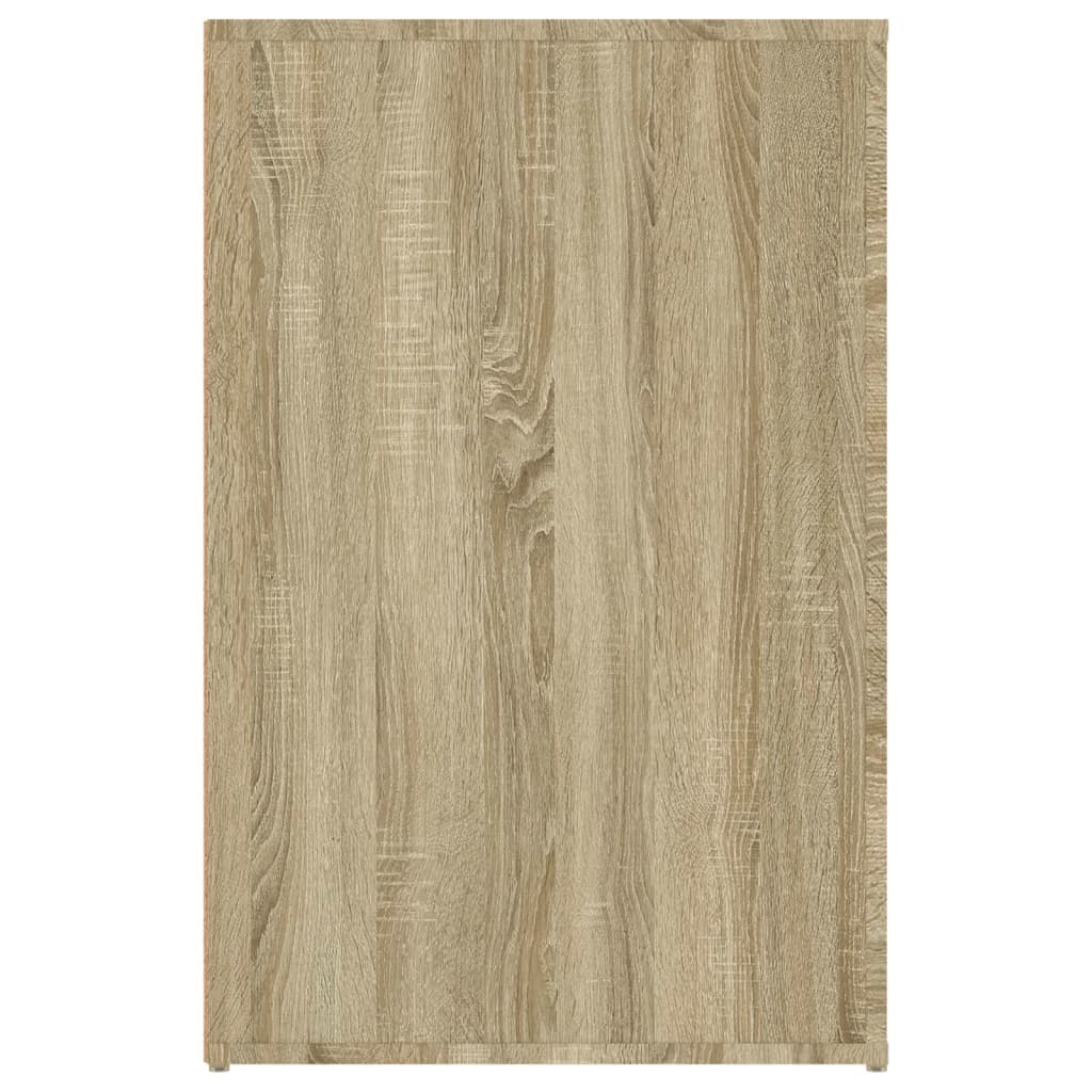 vidaXL Bureau Chêne sonoma 100x49x75 cm Bois d'ingénierie