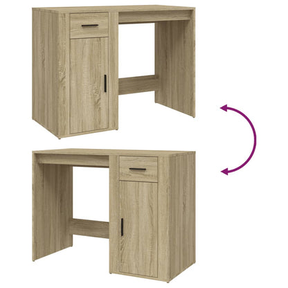 vidaXL Bureau Chêne sonoma 100x49x75 cm Bois d'ingénierie