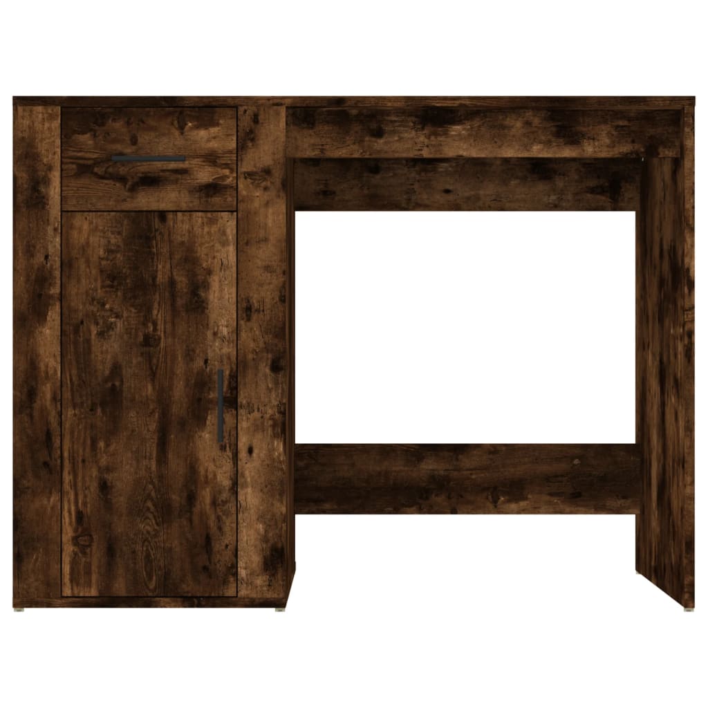 vidaXL Bureau Chêne fumé 100x49x75 cm Bois d'ingénierie