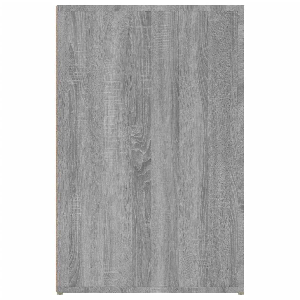 vidaXL Bureau Sonoma gris 100x49x75 cm Bois d'ingénierie