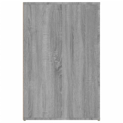 vidaXL Bureau Sonoma gris 100x49x75 cm Bois d'ingénierie