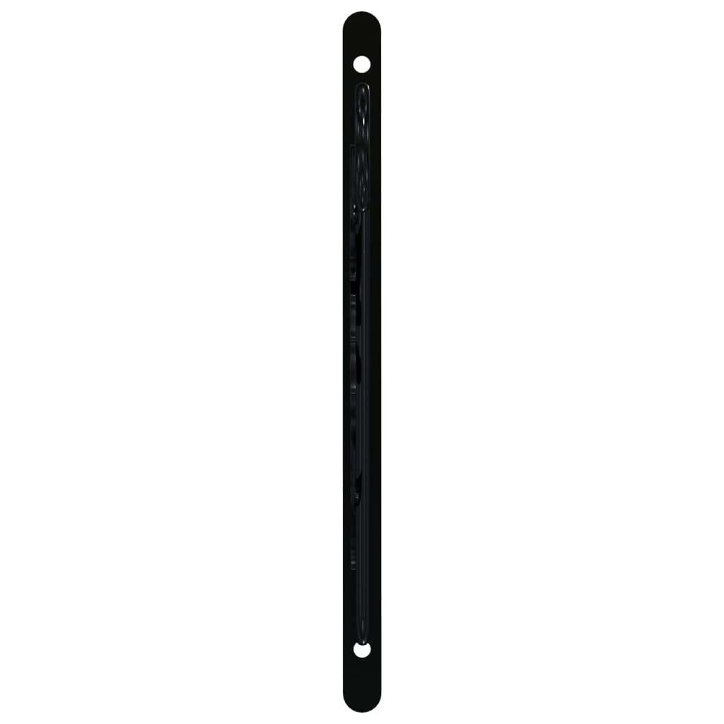 vidaXL Supports de panier suspendu 4 pcs noir acier