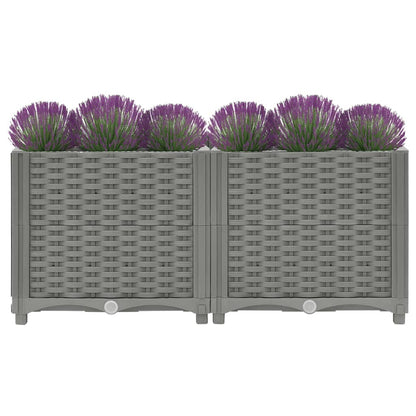 vidaXL Lit surélevé 80x40x38 cm Polypropylène