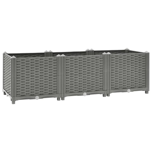 vidaXL Lit surélevé 120x40x38 cm Polypropylène
