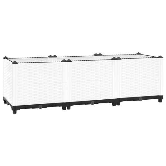 vidaXL Lit surélevé 120x40x38 cm Polypropylène
