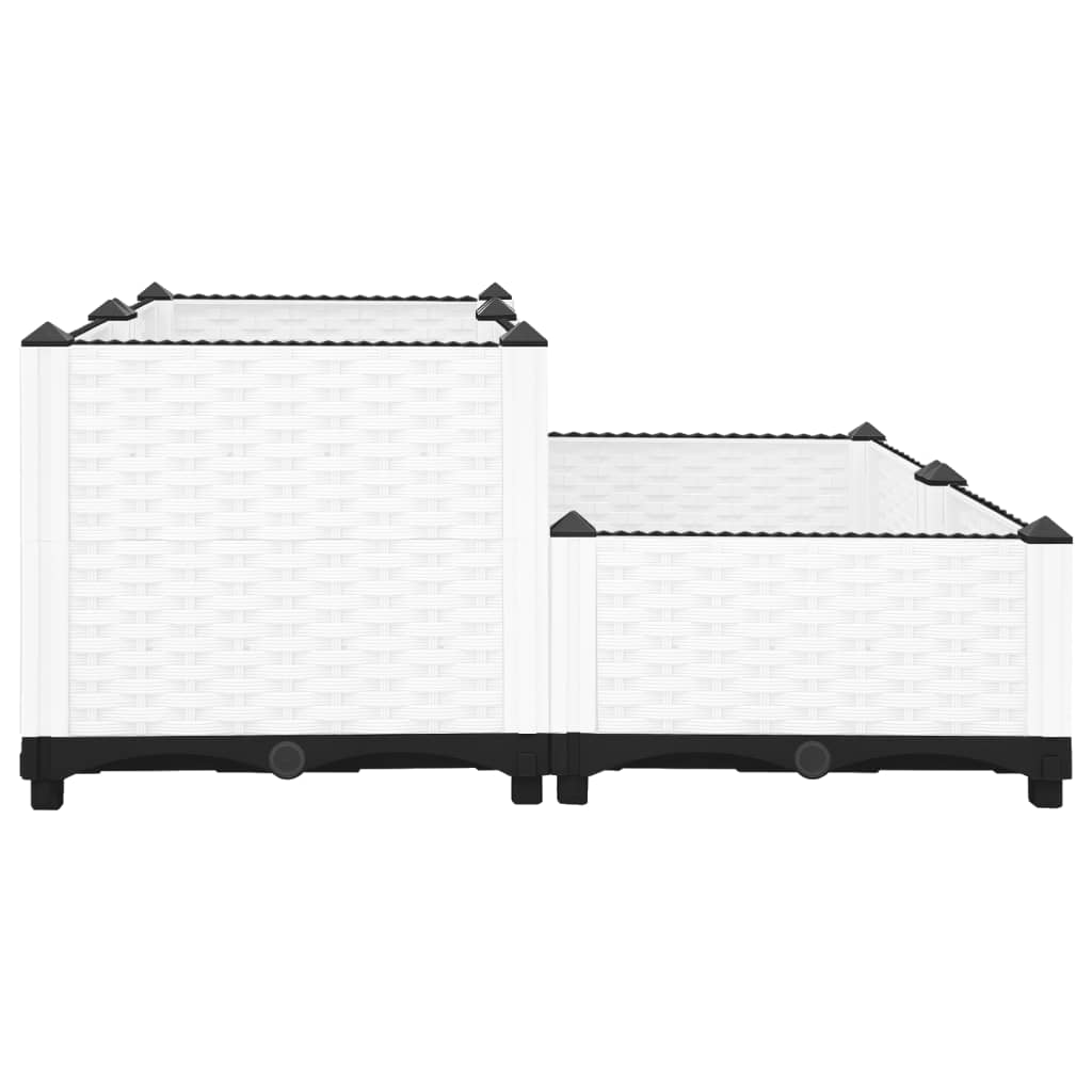 vidaXL Lit surélevé 80x80x38 cm Polypropylène