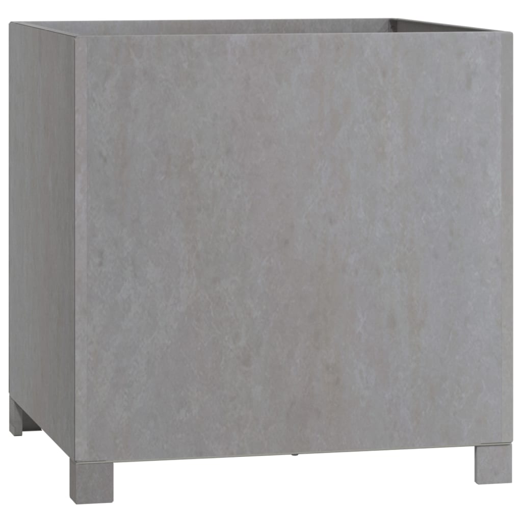 vidaXL Jardinière avec pieds Rouillé 49x47x50 cm Acier corten