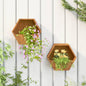 vidaXL Jardinières murales 2 pcs Rouillé Acier corten 30x10x25 cm