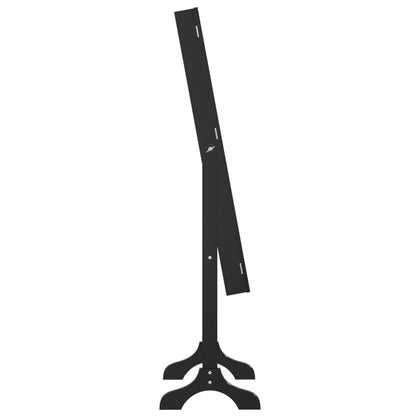 vidaXL Miroir sur pied noir 34x37x146 cm