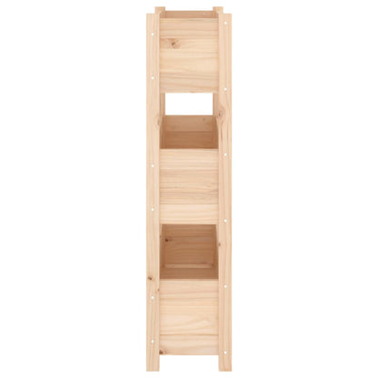 vidaXL Jardinière 77x25x104,5 cm Bois massif de pin